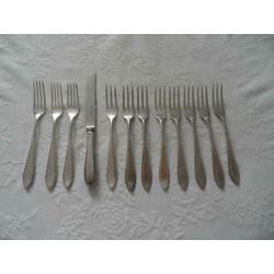 gero 90 model 618/218 (puntfilet) diverse bestekdelen