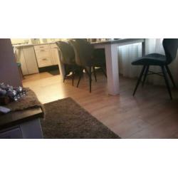 Salon eettafel tv kast wit met houd