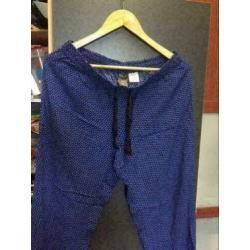 Zacht blauw pyjama, maat; s