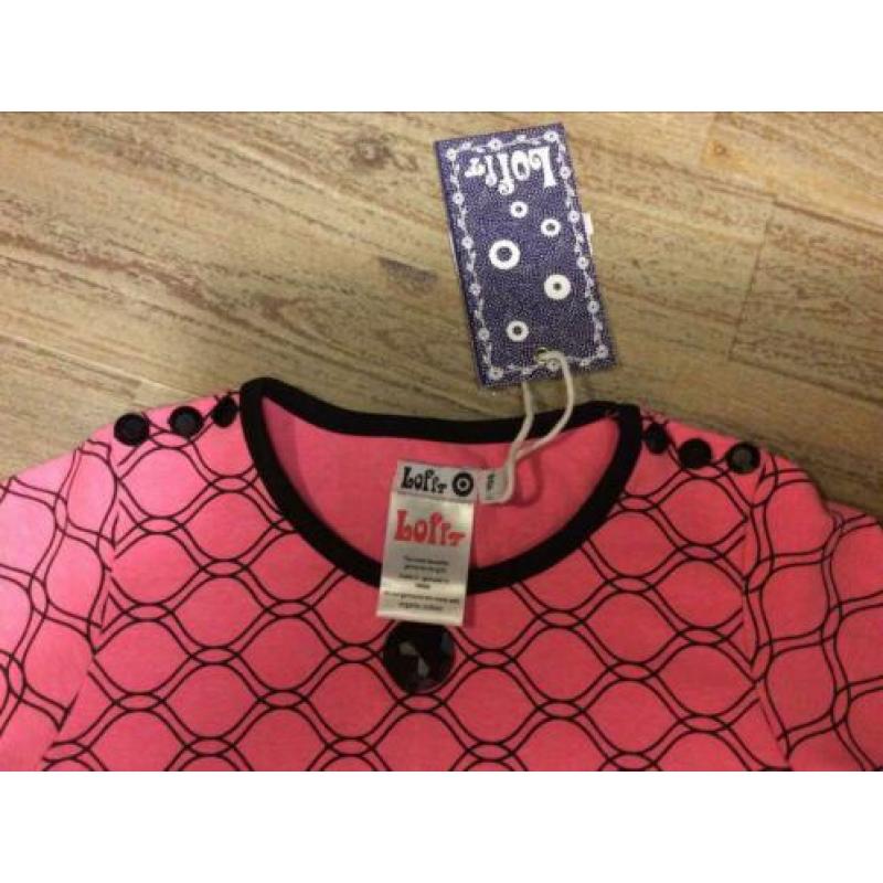 Nieuw setje set LoFff longsleeve en rokje roze merk 104