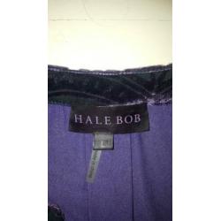 Prachtig Ibiza Bohemian Velvet Paars Hale Bob tuniekje L