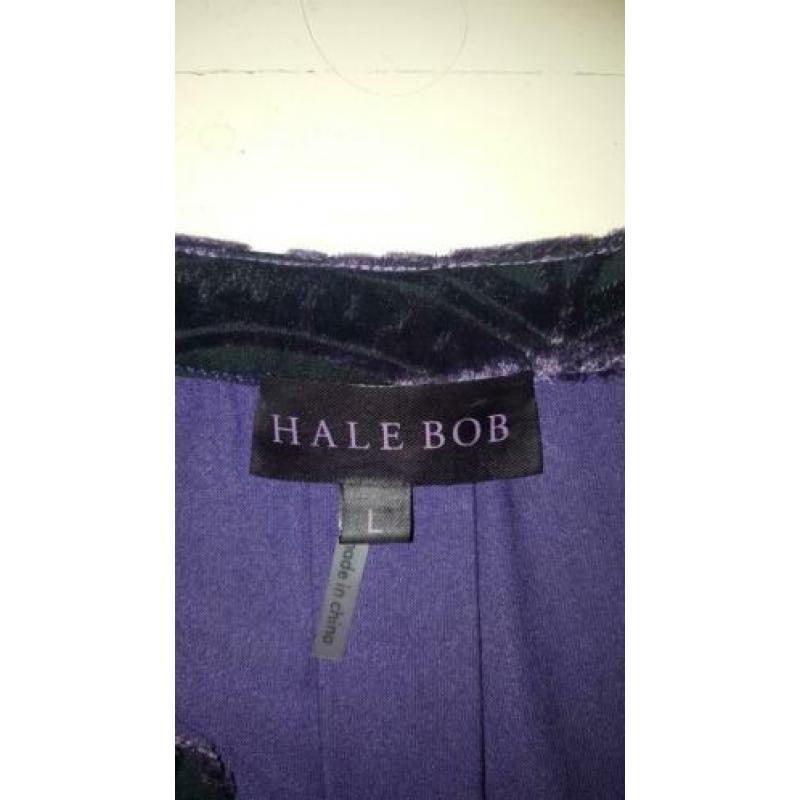 Prachtig Ibiza Bohemian Velvet Paars Hale Bob tuniekje L
