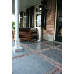 Chinees hardsteen terrastegels 80x80 cm gezoet / facet