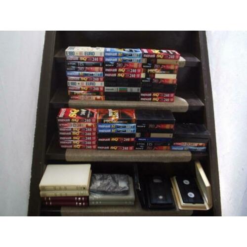 65 videobanden o.a maxell/sony/tdk