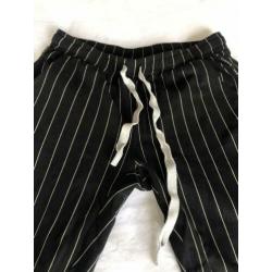 10days jogger krijtstreep zwart/beige maat 00