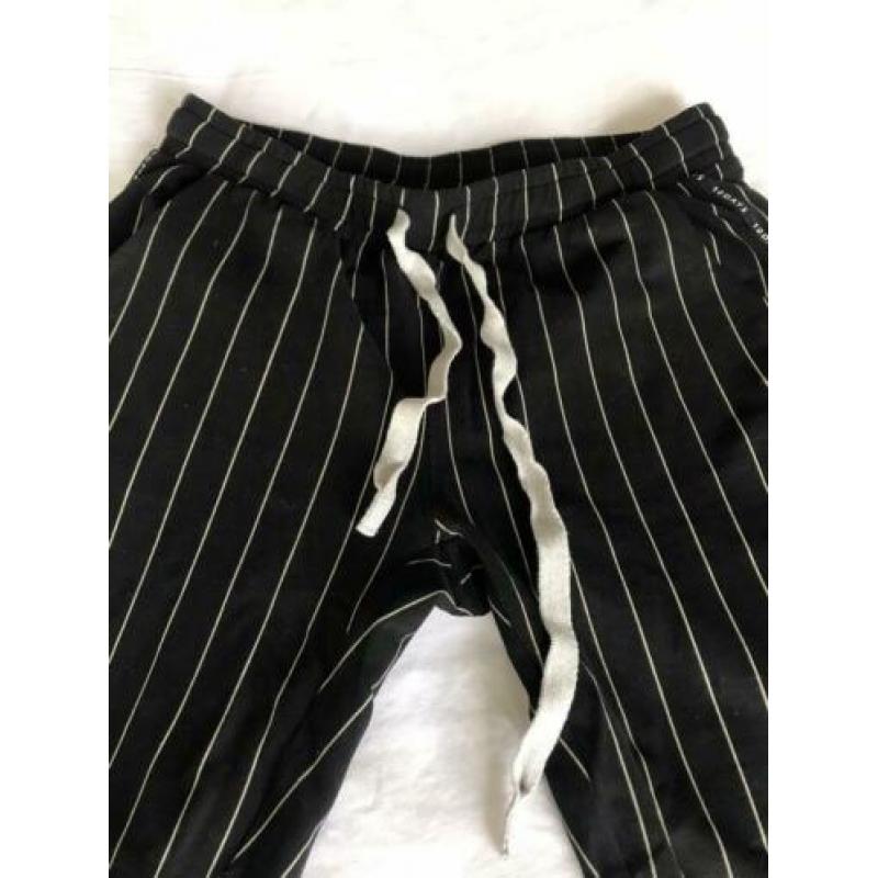 10days jogger krijtstreep zwart/beige maat 00