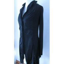 Rundholz uniek zwarte blous/jasje/tuniek mt S