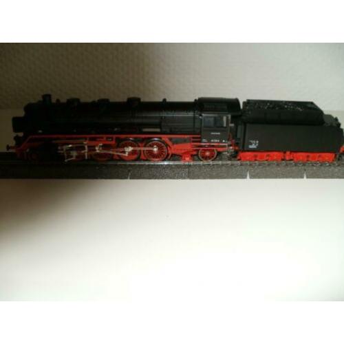 Marklin Ho dig.stoomlokomotief+tender BR41/354 v/d DB.