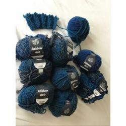 8 bollen wol Lana Grossa 67% scheerwol Rainbow vario