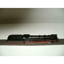 Marklin Ho dig.stoomlokomotief+tender BR41/354 v/d DB.