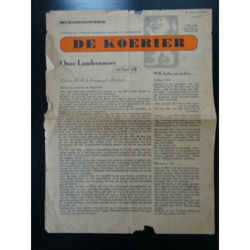 Koerier Hoeksche Waard bevrijding Catharina Traas 1945