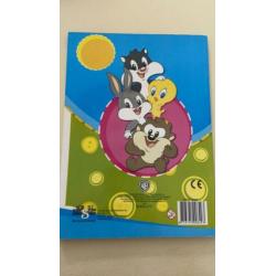 Kleur en spelletjes boek - baby Looney Tunes - met stickers