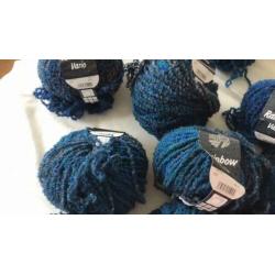 8 bollen wol Lana Grossa 67% scheerwol Rainbow vario