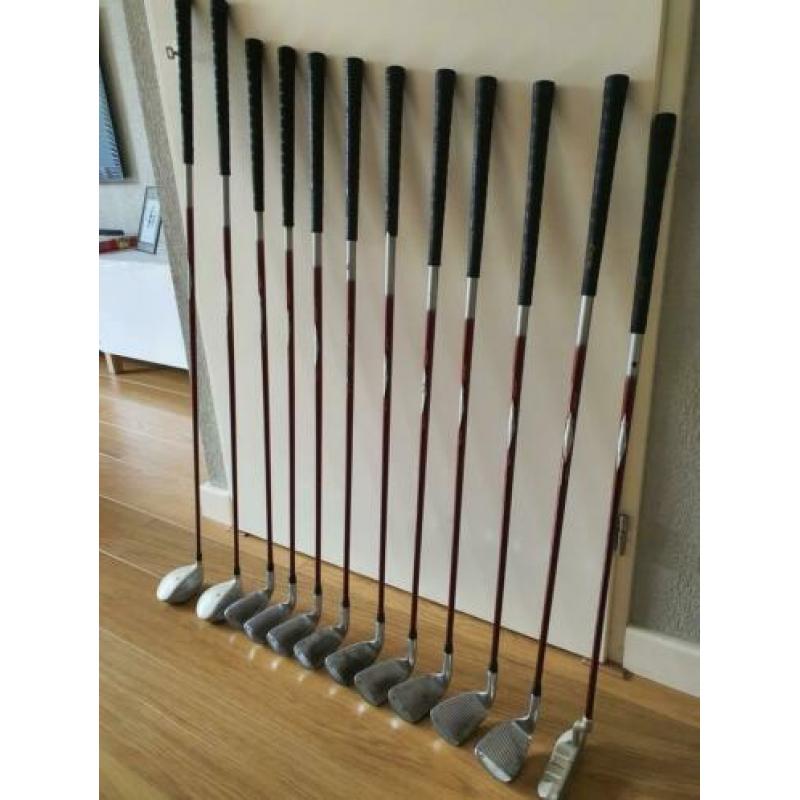 Complete golfset + golftas