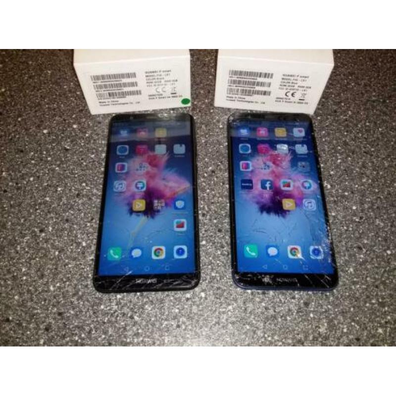 2X Huawei P Smart 1x blauw en 1x zwart. €60 p/st. 2 voor 100