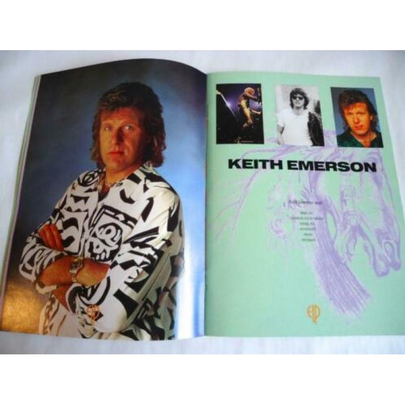 Emerson Lake & Palmer World tour book 1992