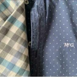 McGREGOR, 2 overhemden, mt L/42, tailored fit. Lange mouw