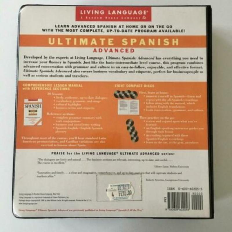Spanish Advanced Language Course – in very good condition –