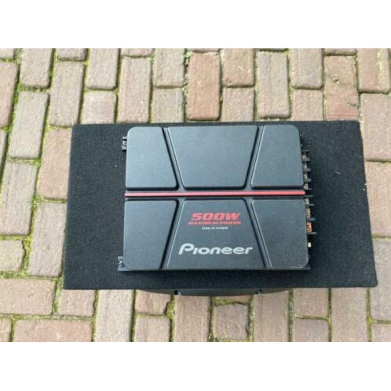 Pioneer subwoofer incl 500w versterker