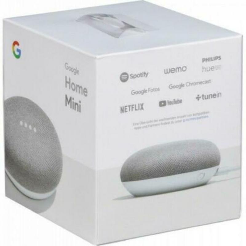 Google Home Mini (Wit) Nog Nieuw in plastic verpakt