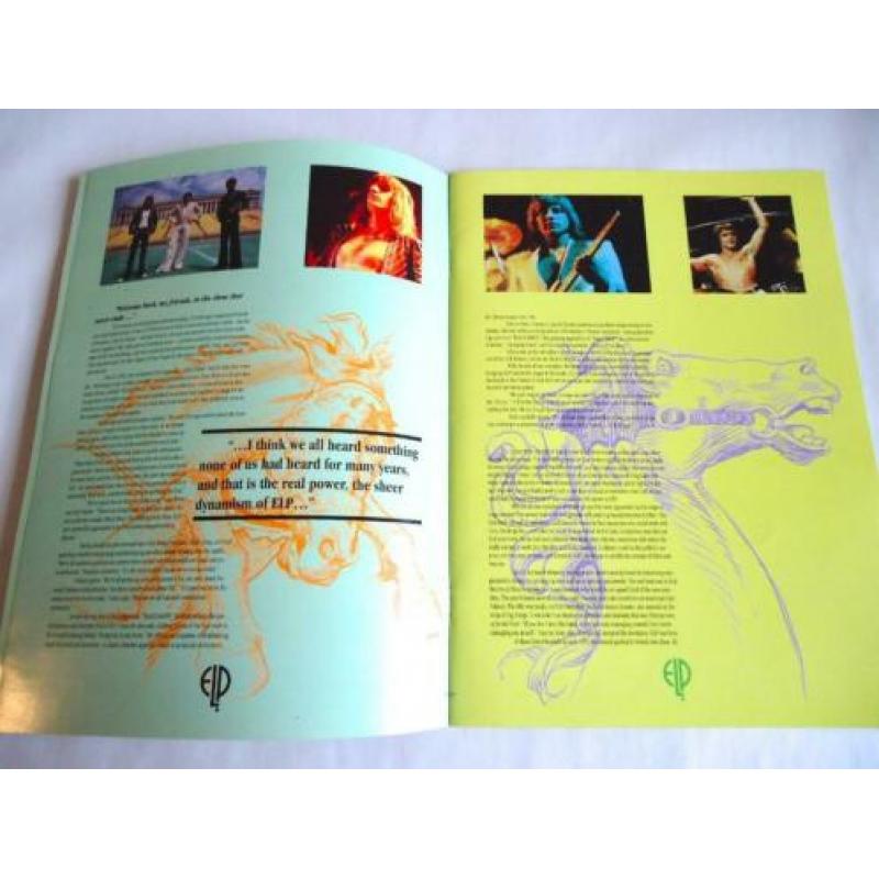 Emerson Lake & Palmer World tour book 1992