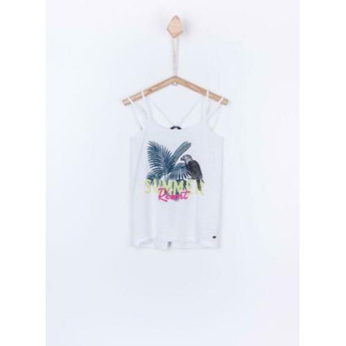 Nieuw Tiffosi hemd top shirt Greenen wit papegaai maat 104