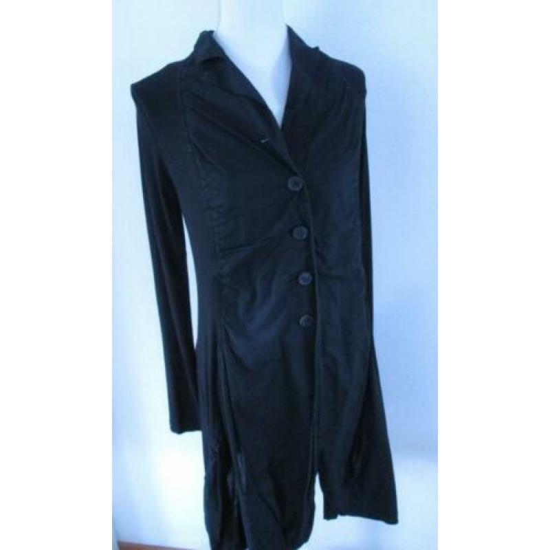Rundholz uniek zwarte blous/jasje/tuniek mt S