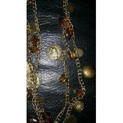 Ketting met muntjes er aan
