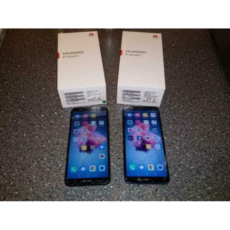 2X Huawei P Smart 1x blauw en 1x zwart. €60 p/st. 2 voor 100