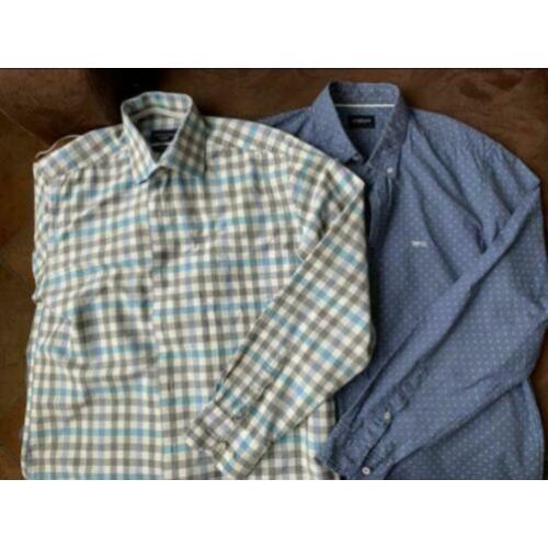 McGREGOR, 2 overhemden, mt L/42, tailored fit. Lange mouw