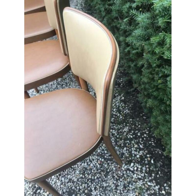 Vintage stoelen 4x