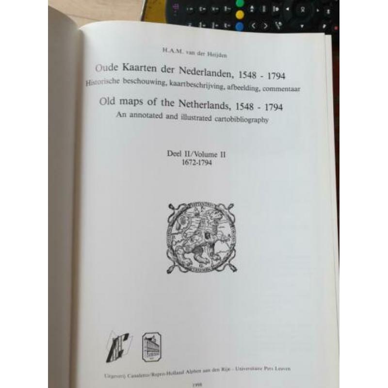 Oude kaarten der Nederlanden 1548-1794. Zeldzaam