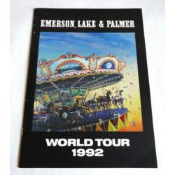 Emerson Lake & Palmer World tour book 1992