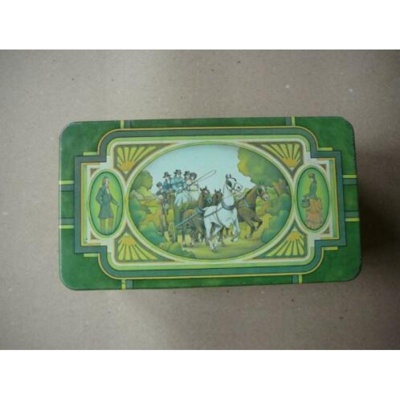 Douwe Egberts Pickwick thee blik met paardenafbeeldingen