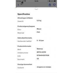 Gebruikte Funtube 2 persoons voor achter boot