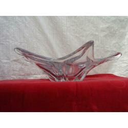 Vintage Murano Kristalglas Ster Splash Schaal