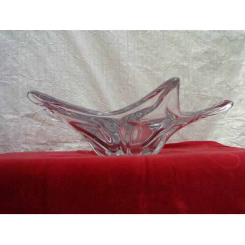 Vintage Murano Kristalglas Ster Splash Schaal