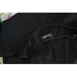 promiss zwart basic shirtje van stretch katoen M/L -- K434