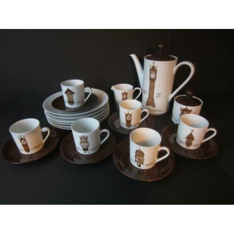 Nutroma klokken- / koffieservies ( 15-delig)