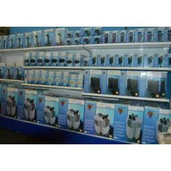 aquarium buitenfilter / extern filter, met snelkoppeling