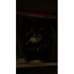 Muyters laarsjes enkellaarzen biker boots zwart lak mt 38