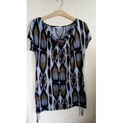 Mooi lang licht Getaillieerd shirt Miss Etam maat XL /44