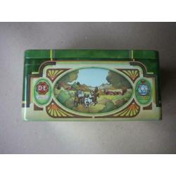 Douwe Egberts Pickwick thee blik met paardenafbeeldingen