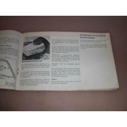 Handleiding/ instructieboekje Audi 100/ 1976