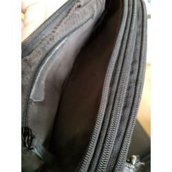 Zwart leren tas