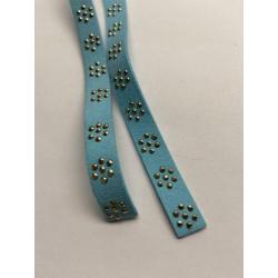 imitatie suede bandje 10 mm breed x ong. 2 mt. Nr 23247