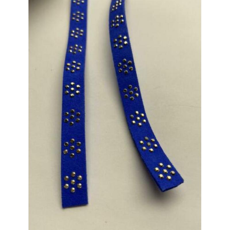 imitatie suede bandje 10 mm breed x ong. 2 mt. Nr 23247