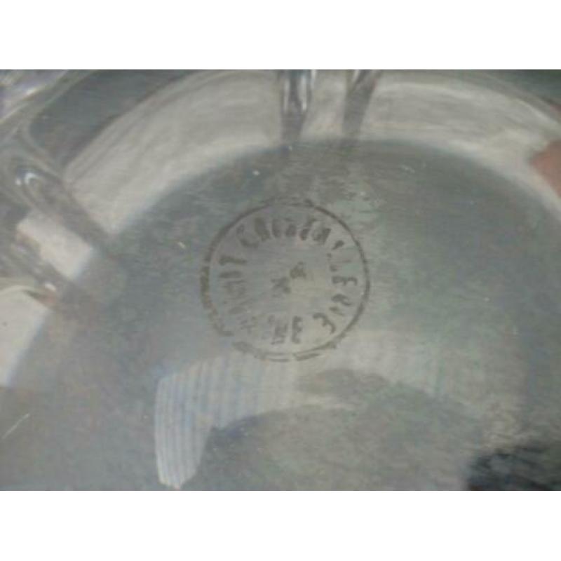 Vintage Murano Kristalglas Ster Splash Schaal