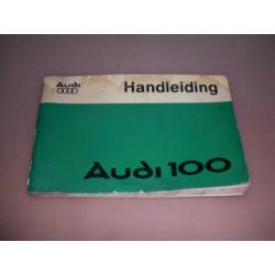 Handleiding/ instructieboekje Audi 100/ 1976