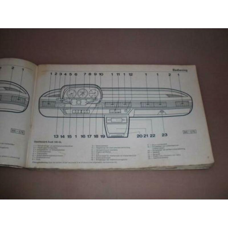 Handleiding/ instructieboekje Audi 100/ 1976
